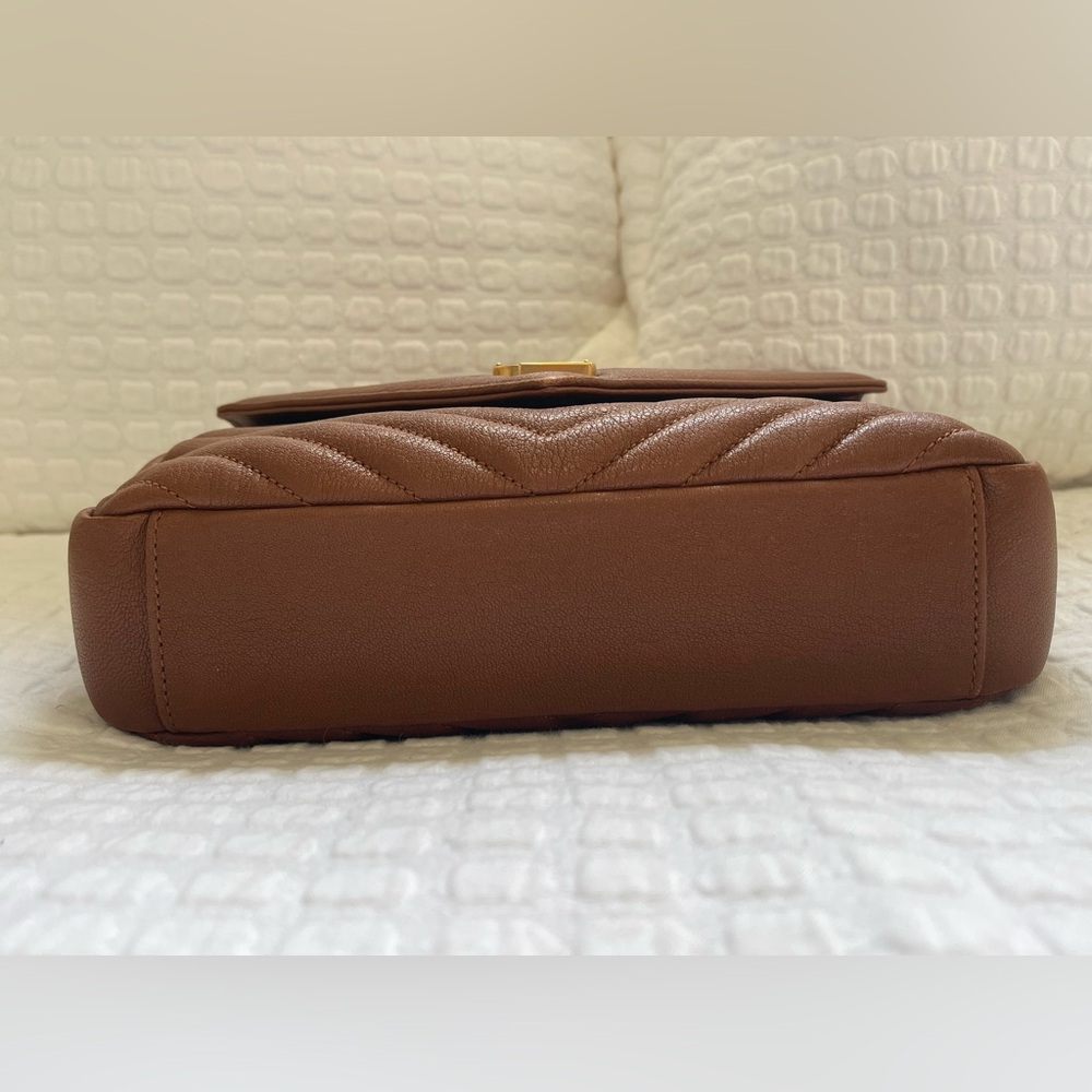 Yves Saint Laurent Medium College in Brick - Picture 7 of 15